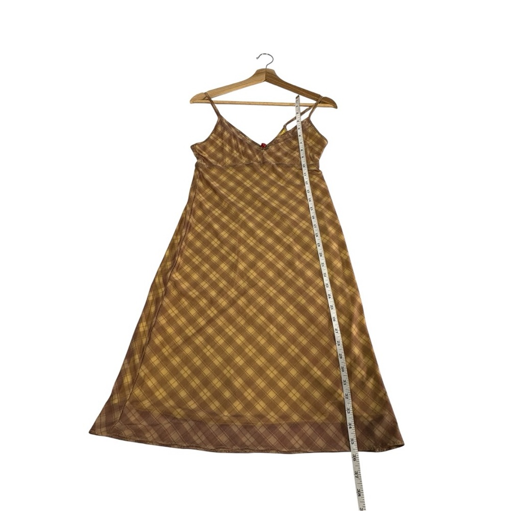 Kimchi Blue Urban Outfitters Plaid Rosebud Slip Dress Women’s M Light Academia - Picture 7 of 9